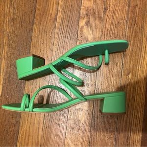 Reformation Meena Sandal in Green